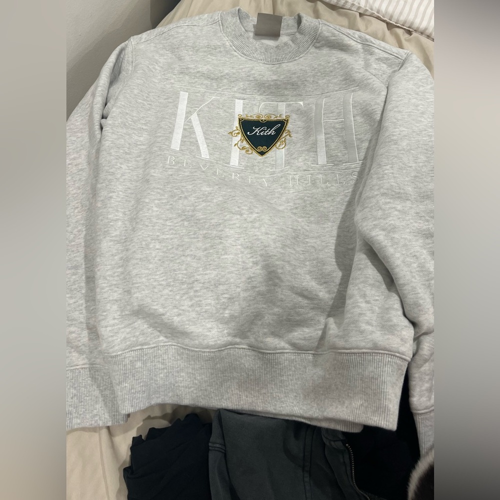 KITH gray beverly hill sweatshirt